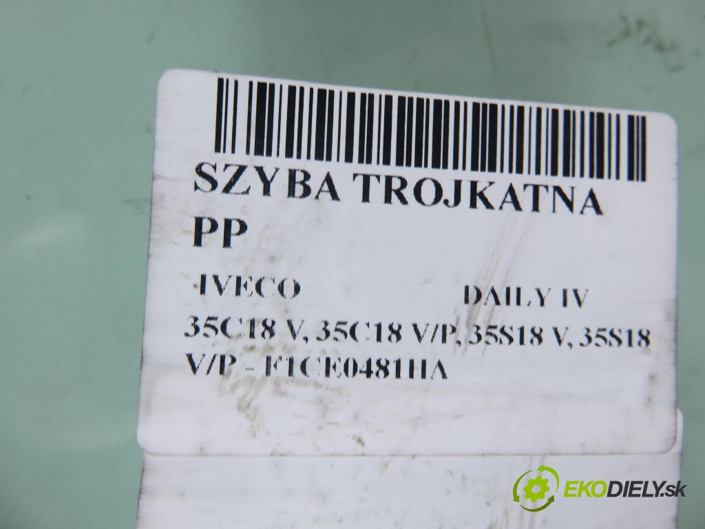 IVECO DAILY IV Skrzynia FURGON 2007 130,00 35C18 V, 35C18 V/P, 35S18 V, 35S18 V/P - F1CE0481H 2998,00 Okno TROJUHOLNÍKÝ PP