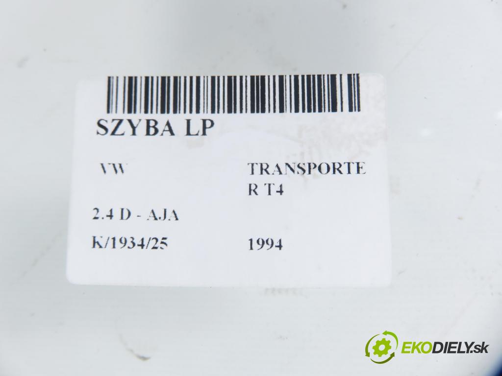 VW TRANSPORTER IV Skrzynia (70XA) KABINA/PLATFORMA 1994 55,00 2.4 D - AJA 2370,00 Okno LP