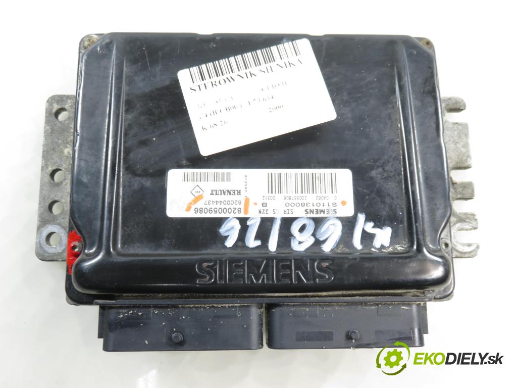 RENAULT CLIO II (BB_, CB_) HB 2000 55,00 1.4 (B/CB0C) - E7J 634 1390,00 Riadiaca jednotka Motor 8200059086 ; S110138000 ; 8200044437