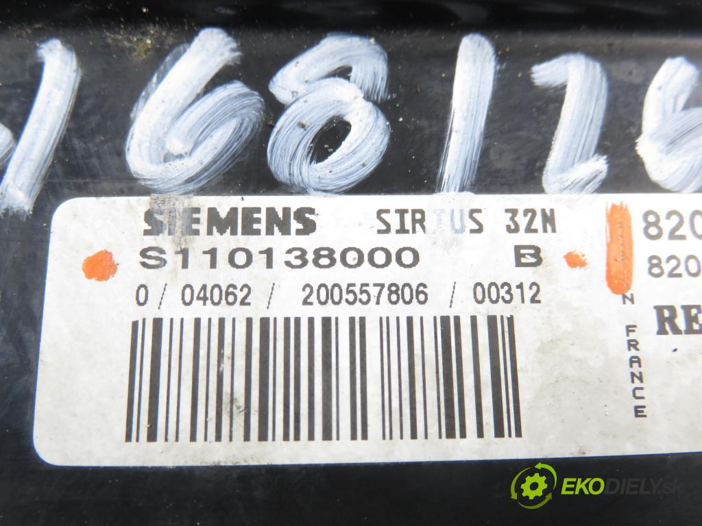 RENAULT CLIO II (BB_, CB_) HB 2000 55,00 1.4 (B/CB0C) - E7J 634 1390,00 Riadiaca jednotka Motor 8200059086 ; S110138000 ; 8200044437