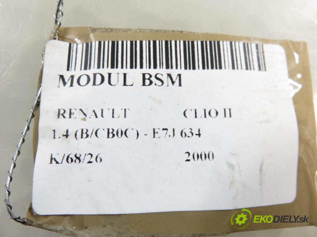 RENAULT CLIO II (BB_, CB_) HB 2000 55,00 1.4 (B/CB0C) - E7J 634 1390,00 MODUL BSM P8200031555