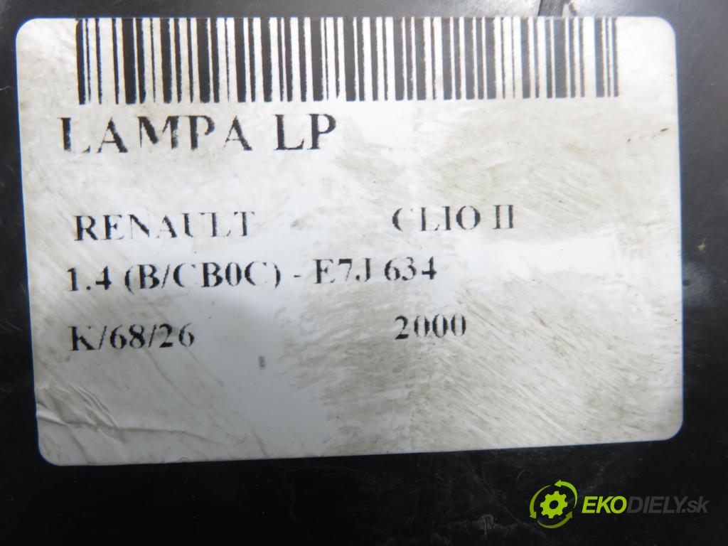 RENAULT CLIO II (BB_, CB_) HB 2000 55,00 1.4 (B/CB0C) - E7J 634 1390,00 Svetlo LP 