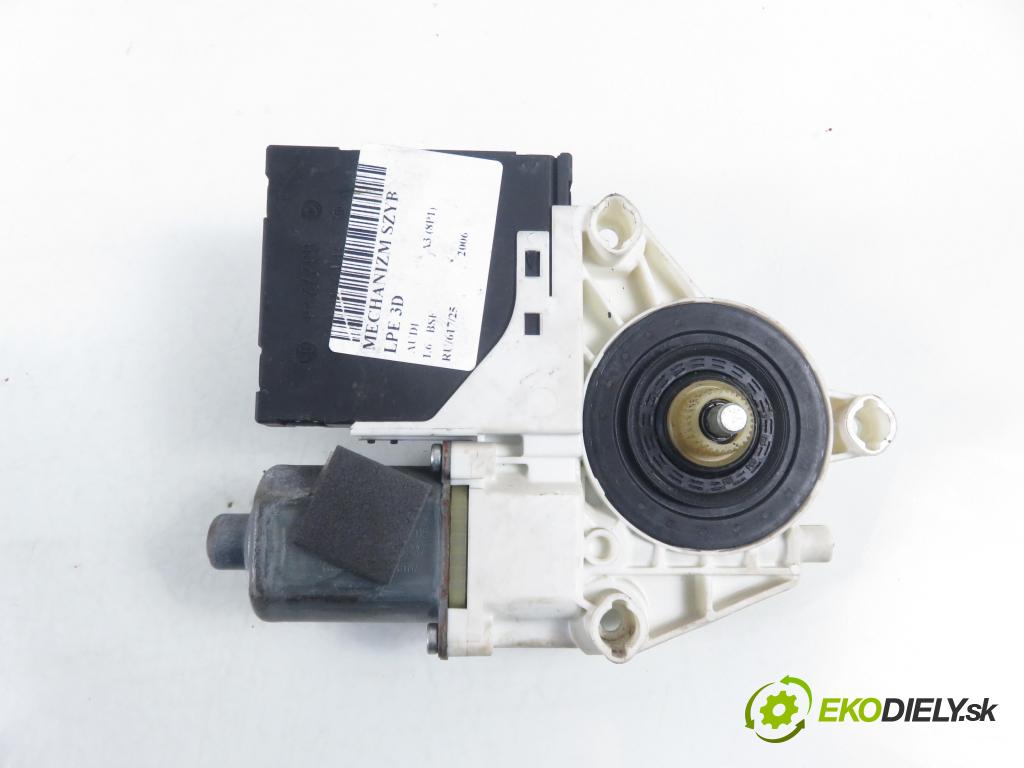AUDI A3 (8P1) HB 2006 75,00 1.6 - BSE 1595,00 Mechanizmus okien 3D 8P0959801A ; 8P0959801H