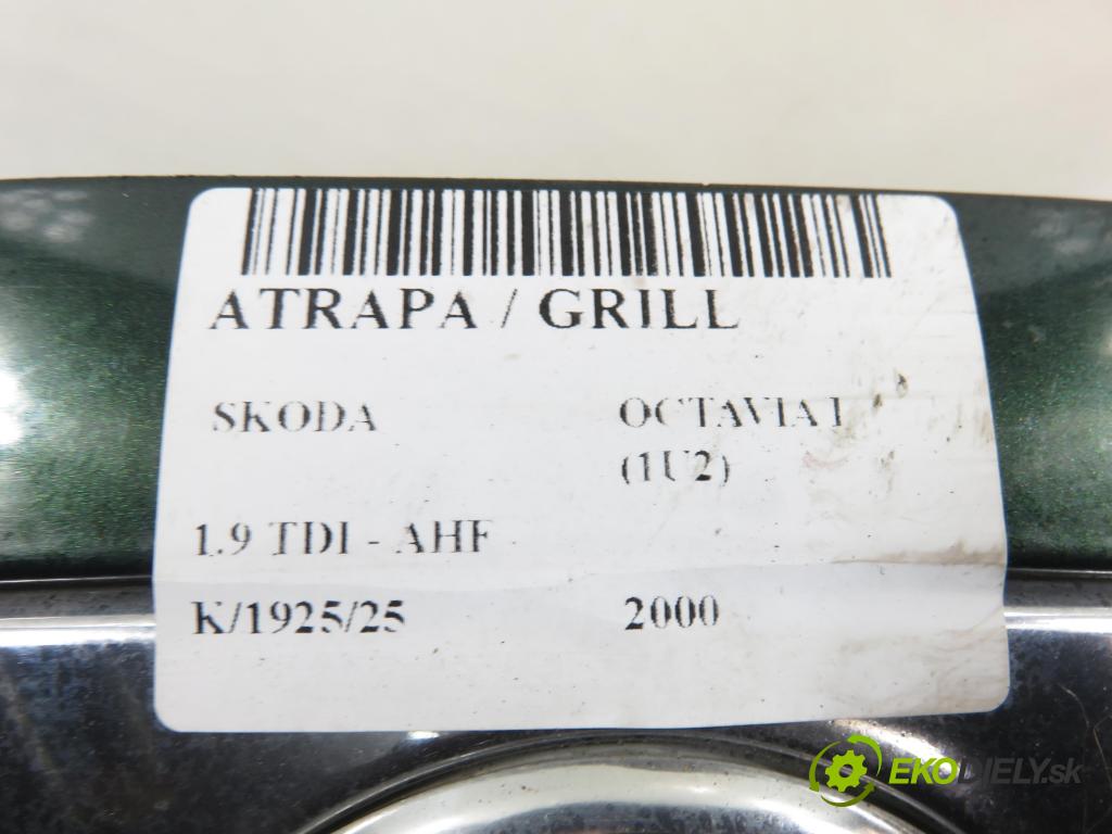 SKODA OCTAVIA I (1U2) LIFTBACK 2000 81,00 1.9 TDI - AHF 1896,00 Mriežka / maska 1U0853651