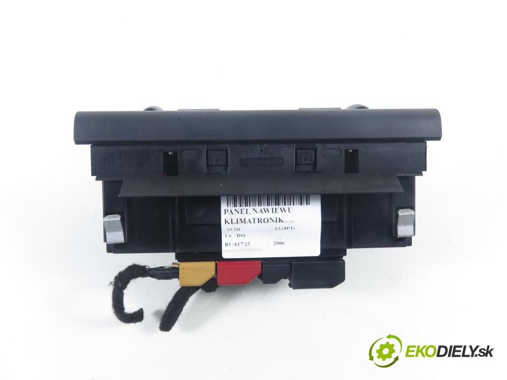 AUDI A3 (8P1) HB 2006 75,00 1.6 - BSE 1595,00 Panel kúrenia KLIMATRONIK 8P0820043H