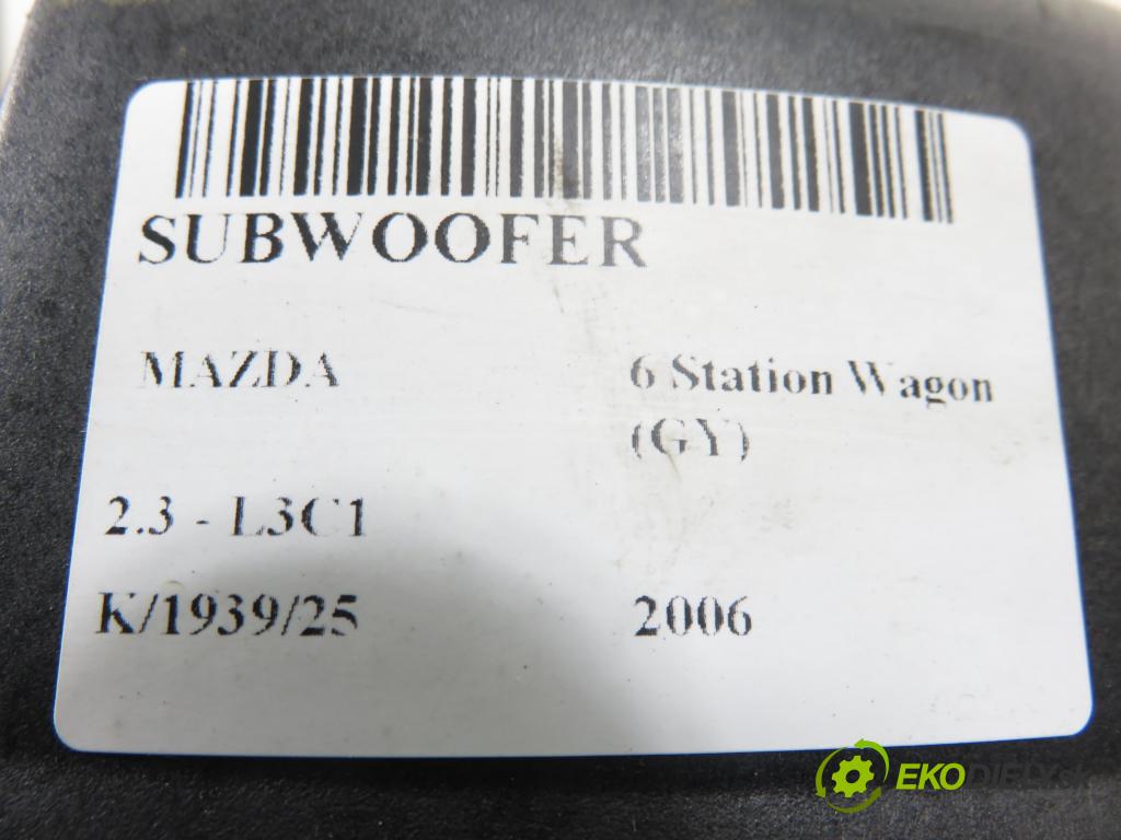 MAZDA 6 Station Wagon (GY) KOMBI 2006 122,00 2.3 - L3C1 2261,00 subwoofer GJ5A66960 (Audio zariadenie)