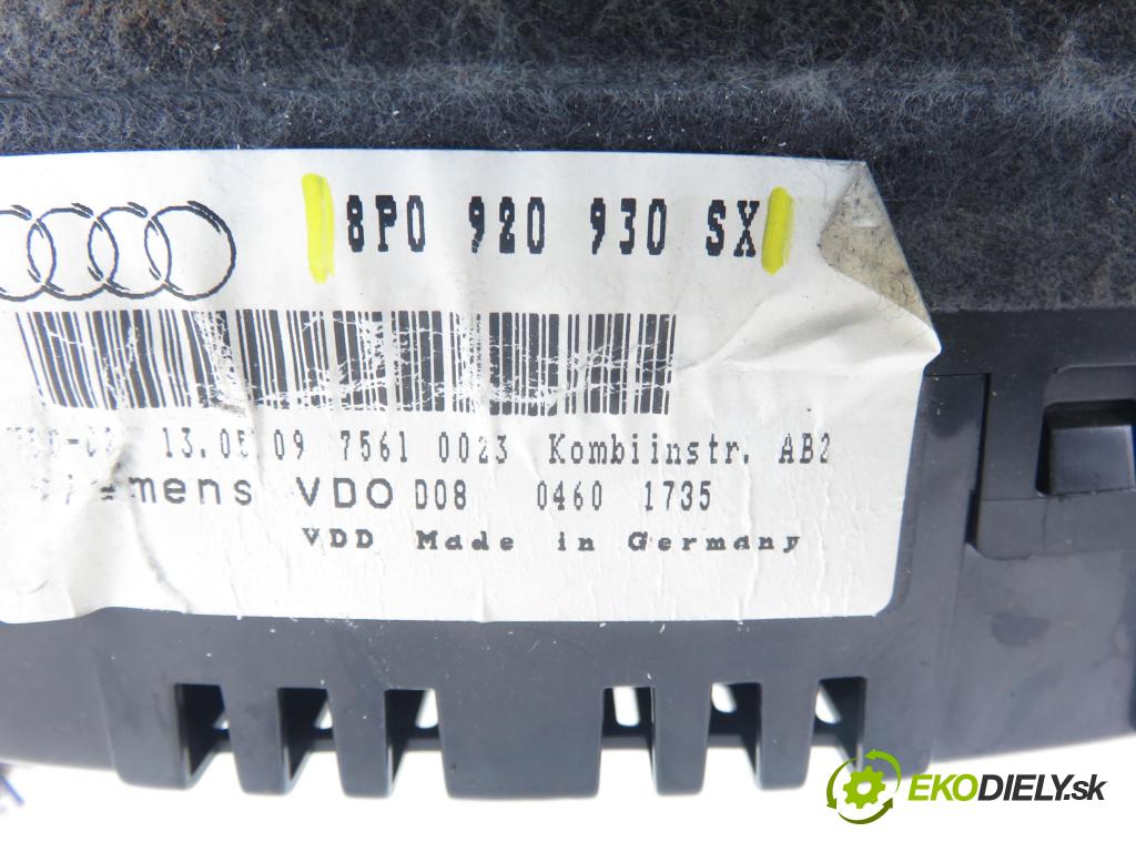 AUDI A3 (8P1) HB 2006 75,00 1.6 - BSE 1595,00 Prístrojovka elektrický 8P0920930SX