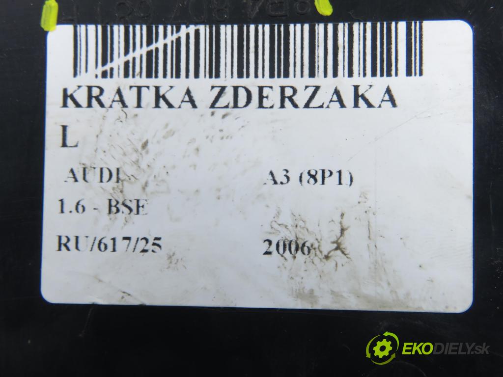 AUDI A3 (8P1) HB 2006 75,00 1.6 - BSE 1595,00 Mriežky nárazníka L 8P4807681F