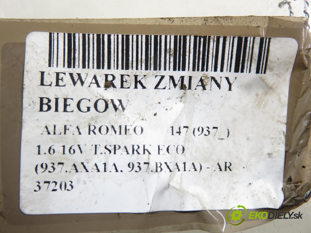 ALFA ROMEO 147 (937_) HB 2002 77,00 1.6 16V T.SPARK ECO (937.AXA1A, 937.BXA1A) - AR 37 1598,00 ZVEDÁK: 7353088510