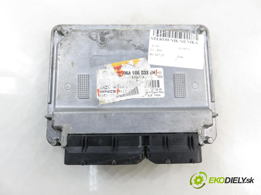 AUDI A3 (8P1) HB 2006 75,00 1.6 - BSE 1595,00 Riadiaca jednotka Motor 5WP40230 ; 06A906033EH