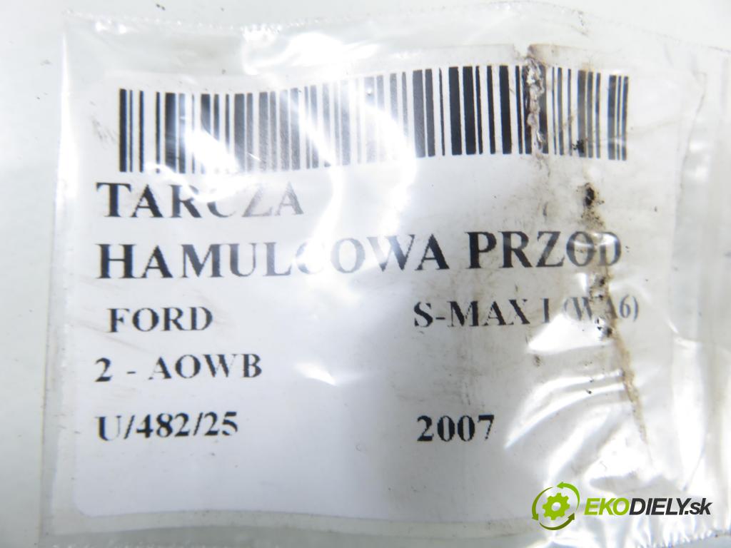 FORD S-MAX (WA6) MINIVAN 2007 107,00 2 - AOWB 1999,00 Lamela kotúč brzdová predný