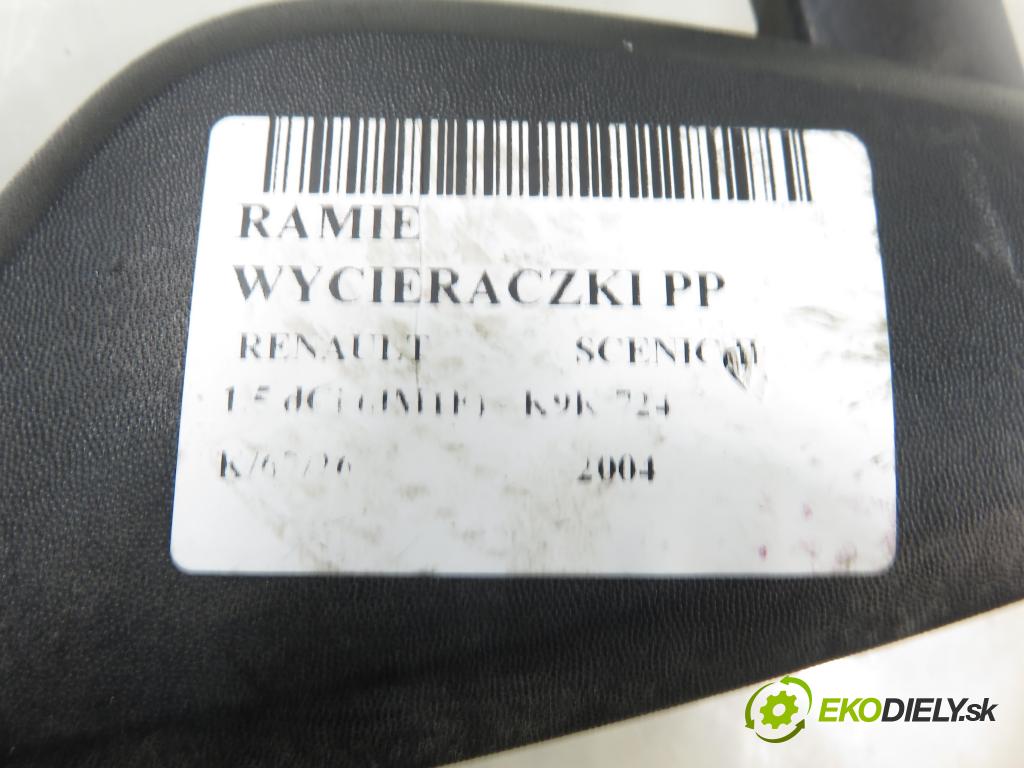 RENAULT SCENIC II (JM0/1_) MINIVAN 2004 63,00 1.5 dCi (JM1F) - K9K 724 1461,00 RAMENO: stierače PP 8200422219
