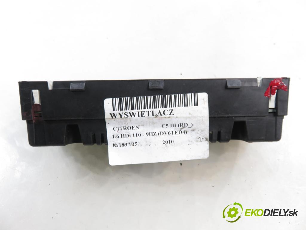 CITROEN C5 III (RD_) SEDAN 2010 80,00 1.6 HDi 110 - 9HZ (DV6TED4) 1560,00 ZOBRAZIT: