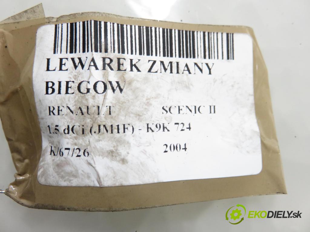 RENAULT SCENIC II (JM0/1_) MINIVAN 2004 63,00 1.5 dCi (JM1F) - K9K 724 1461,00 ZVEDÁK: 8200277973