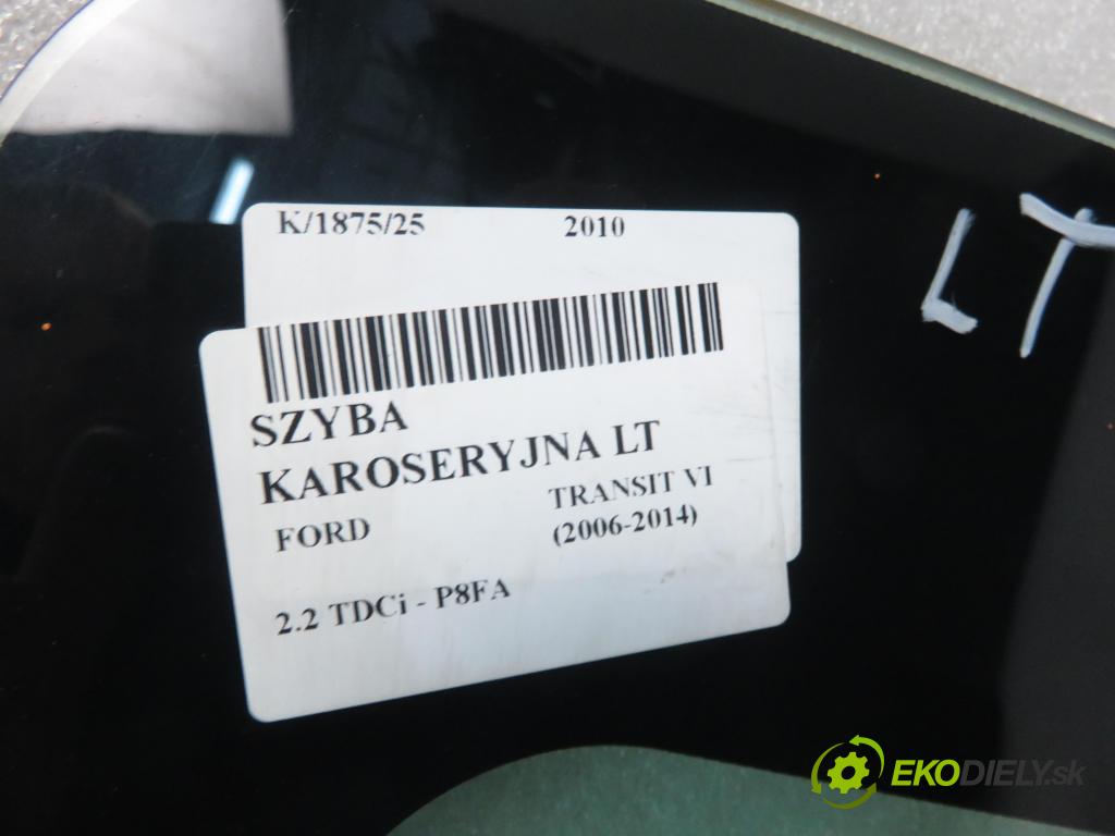 FORD TRANSIT TOURNEO Autobus BUS 2010 63,00 2.2 TDCi - P8FA 2198,00 Okno dverí LT