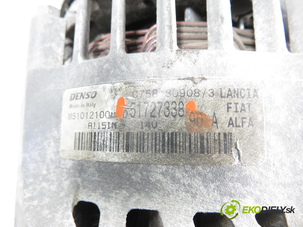 FIAT BRAVO II (198_) HB 2008 88,00 1.9 D Multijet - 192 A8.000 1910,00 Alternátor 51727338 (Alternátor)