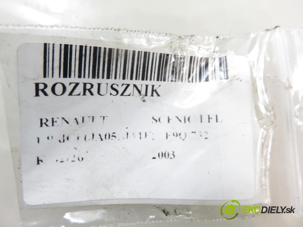 RENAULT SCENIC I (JA0/1_) MINIVAN 2003 75,00 1.9 dCi 102 - F9Q 732 1870,00 Štartér 7700116282 (Štartér)