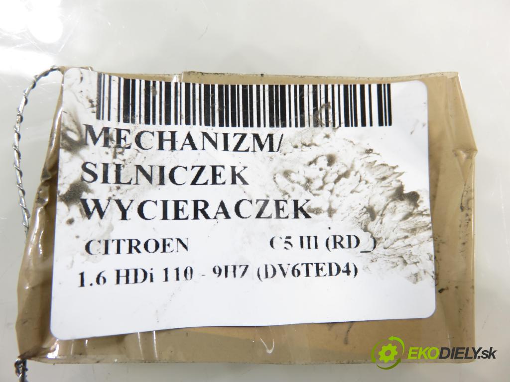 CITROEN C5 III (RD_) SEDAN 2010 80,00 1.6 HDi 110 - 9HZ (DV6TED4) 1560,00 Motorček stieračov 53569512
