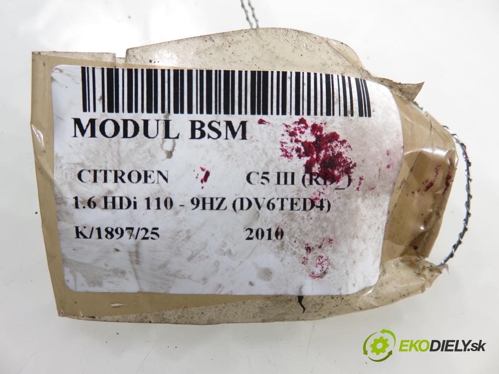 CITROEN C5 III (RD_) SEDAN 2010 80,00 1.6 HDi 110 - 9HZ (DV6TED4) 1560,00 MODUL BSM 9667044980