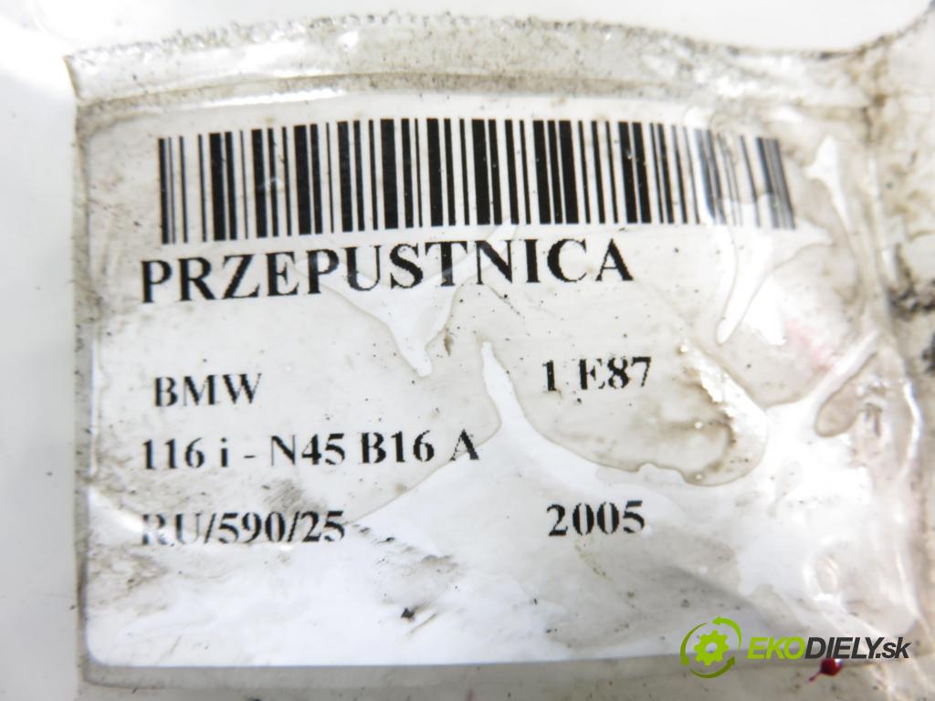 BMW 1 (E87) HB 2005 85,00 116 i - N45 B16 A 1596,00 Škrtiaca klapka 1439224 (Škrtiaca klapka)