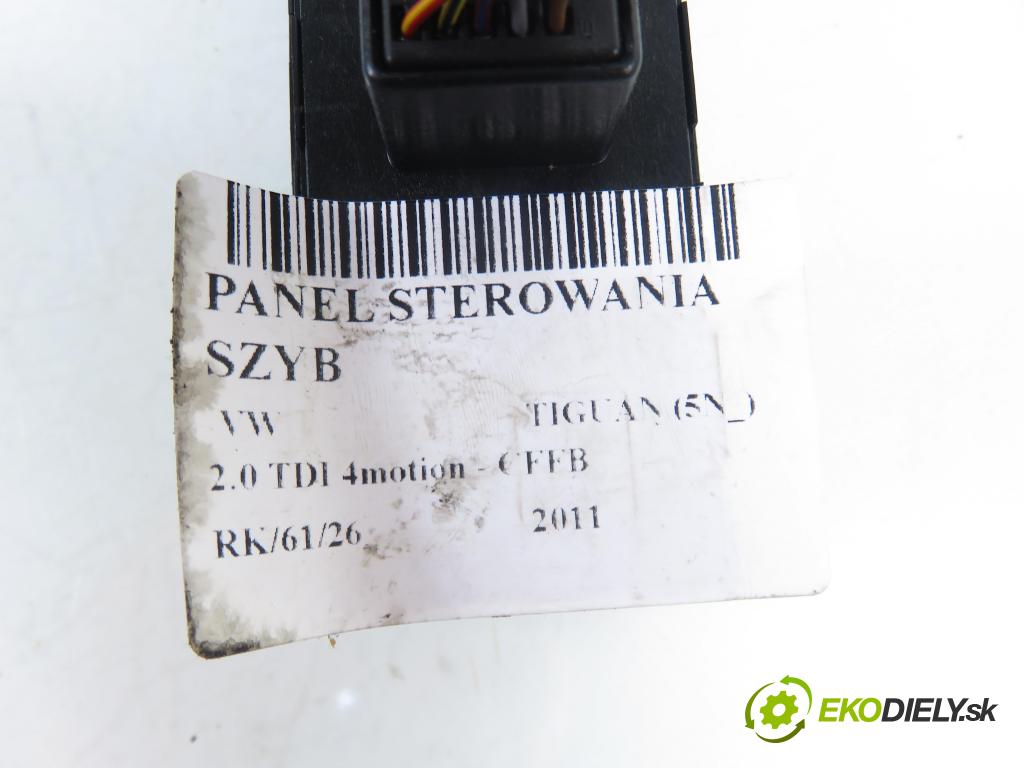 VW TIGUAN (5N_) SUV 2011 103,00 2.0 TDI 4motion - CFFB 1968,00 Panel ovládania okien 5K0959565