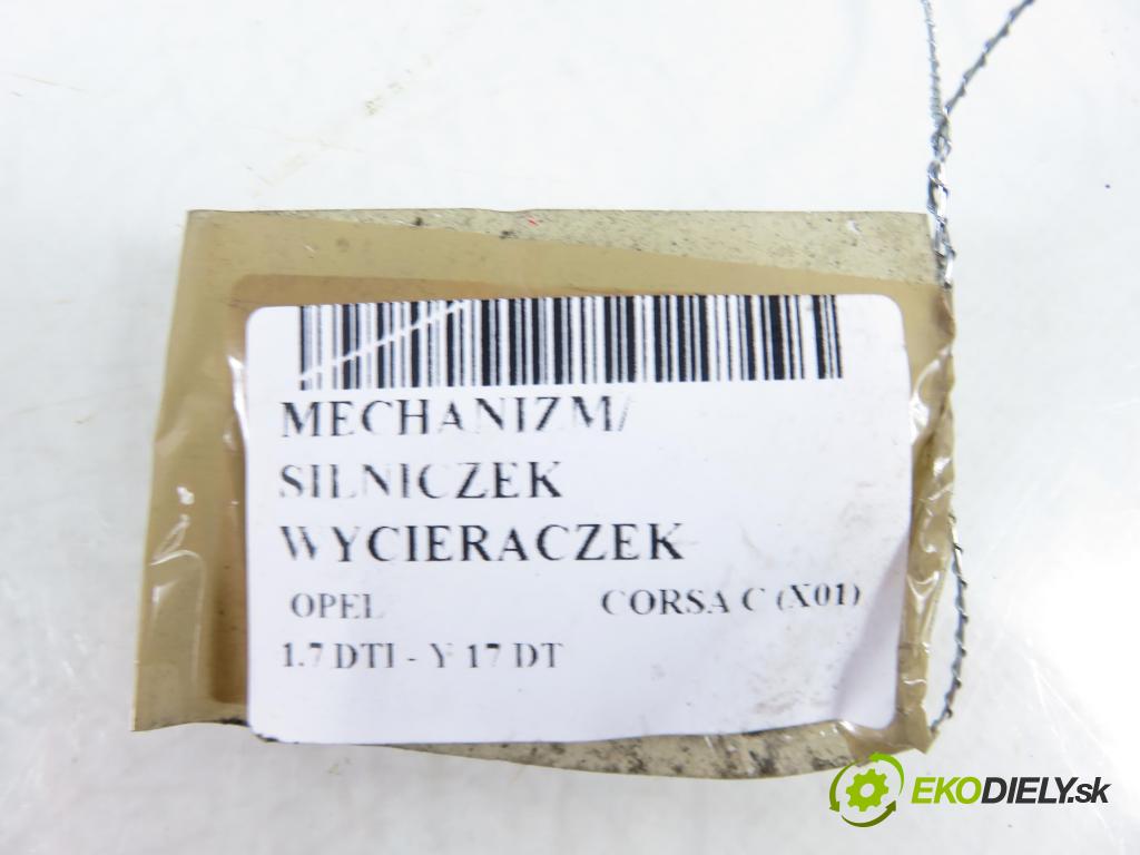 OPEL CORSA C (X01) HB 2006 55,00 1.7 DTI - Y 17 DT 1686,00 Motorček stieračov 