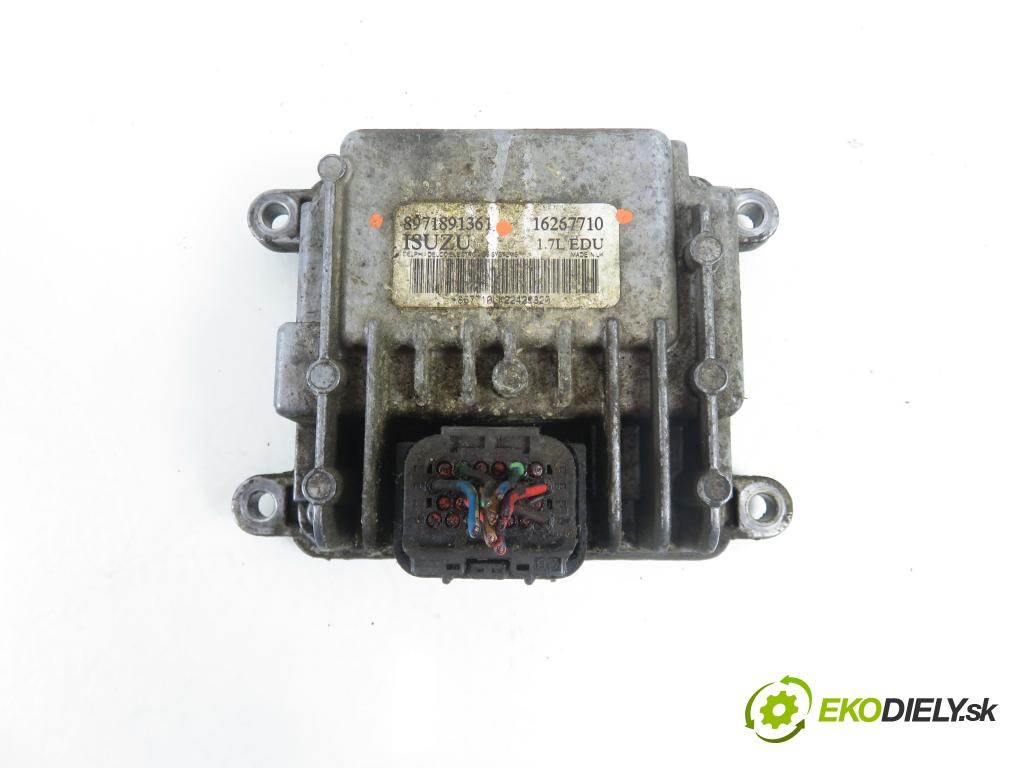 OPEL CORSA C (X01) HB 2006 55,00 1.7 DTI - Y 17 DT 1686,00 Riadiaca jednotka pumpy 8971891361 ; 16267710