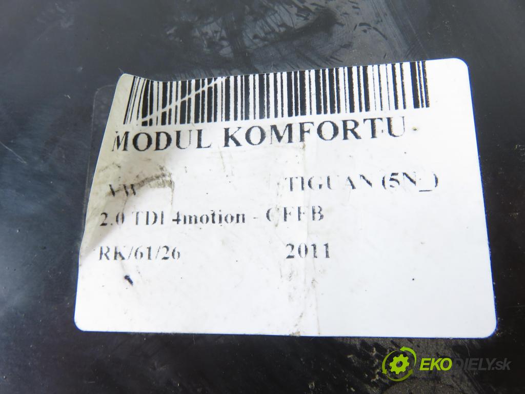 VW TIGUAN (5N_) SUV 2011 103,00 2.0 TDI 4motion - CFFB 1968,00 MODUL komfortu 5K0937086J ; 5WK50284B