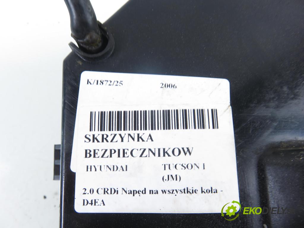 HYUNDAI TUCSON (JM) SUV 2006 83,00 2.0 CRDi 4WD 113 - D4EA 1991,00 Skrinka POJISTKY: 912102E000