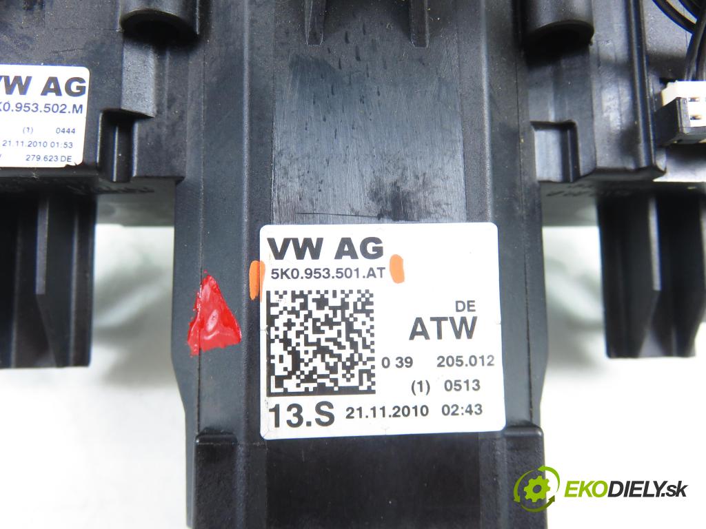 VW TIGUAN (5N_) SUV 2011 103,00 2.0 TDI 4motion - CFFB 1968,00 páčka/prepínač 5K0953501AT