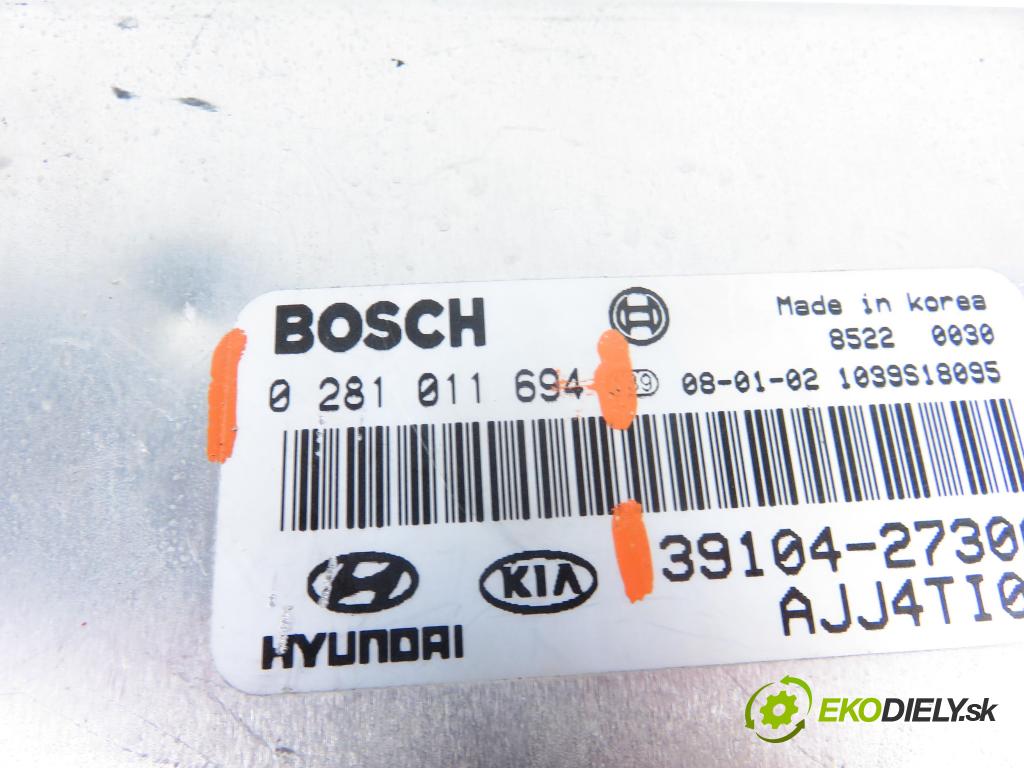 HYUNDAI TUCSON (JM) SUV 2006 83,00 2.0 CRDi 4WD 113 - D4EA 1991,00 Riadiaca jednotka Motor 3910427300 ; 0281011694