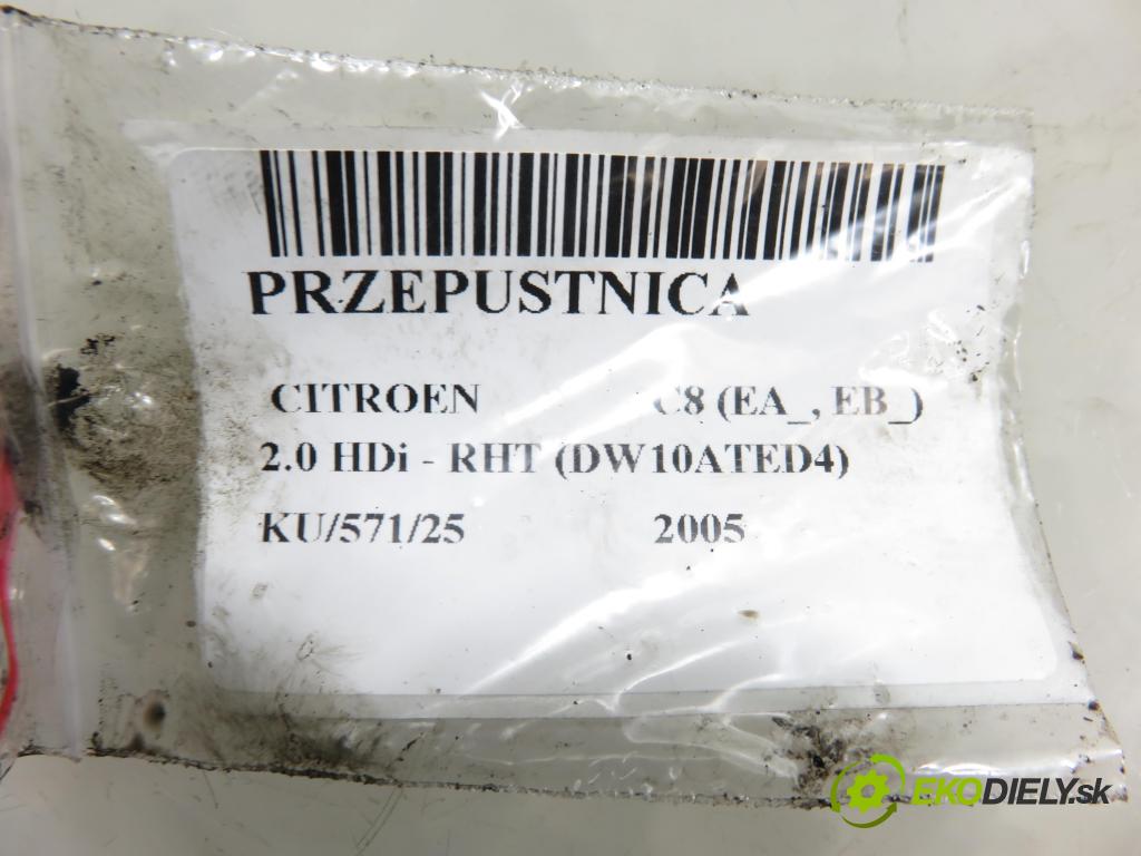 CITROEN C8 (EA_, EB_) MINIVAN 2005 0,00 2.0 HDi - RHT (DW10ATED4) 1997,00 Škrtiaca klapka 9641446080 (Škrtiaca klapka)