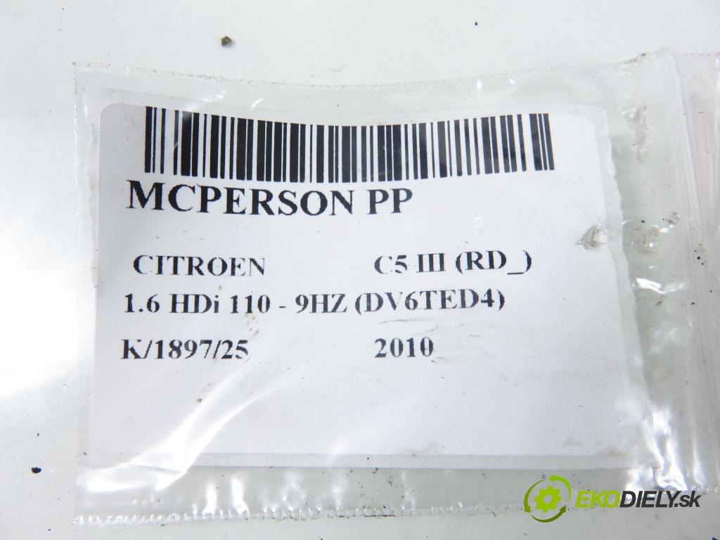 CITROEN C5 III (RD_) SEDAN 2010 80,00 1.6 HDi 110 - 9HZ (DV6TED4) 1560,00 MCPERSON PP 047035