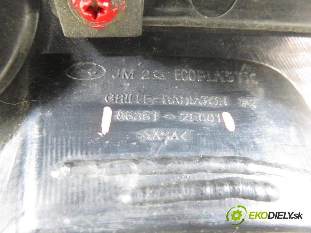 HYUNDAI TUCSON (JM) SUV 2006 83,00 2.0 CRDi 4WD 113 - D4EA 1991,00 Mriežka / maska 863512E001