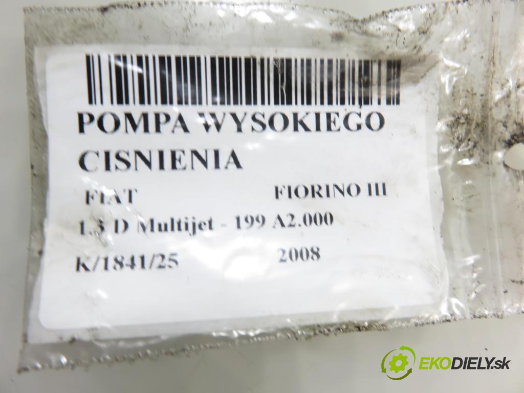 FIAT FIORINO nadwozie zamknięte / kombi (225_) FURGON 2008 55,00 1.3 D Multijet 1248,00 Pumpa vysokého tlaku 