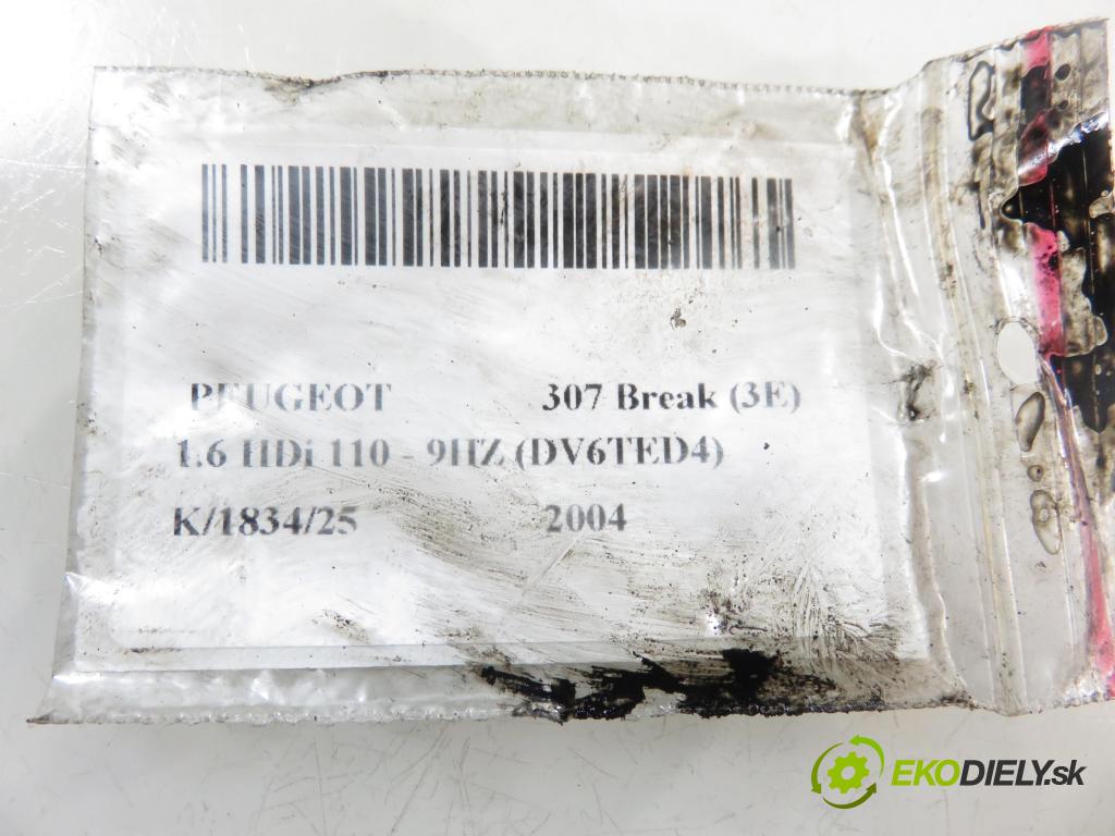PEUGEOT 307 Break (3E) KOMBI 2004 0,00 1.6 HDi 110 - 9HZ (DV6TED4) 1560,00 vstrekovač 0445110188 (Vstrekovač paliva)