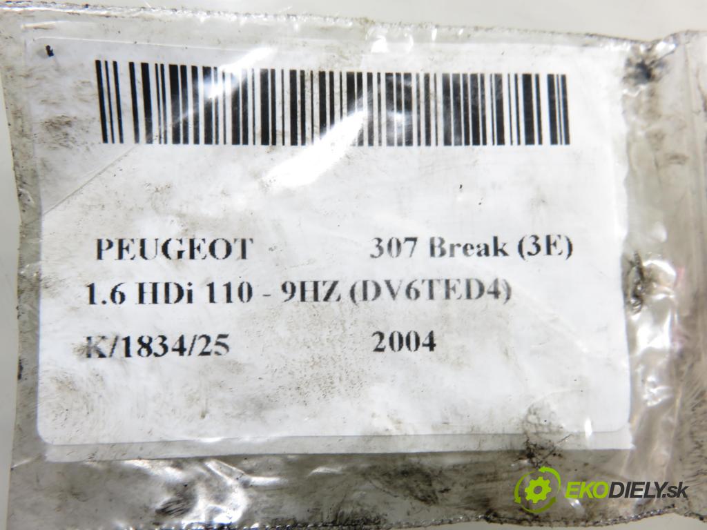 PEUGEOT 307 Break (3E) KOMBI 2004 0,00 1.6 HDi 110 - 9HZ (DV6TED4) 1560,00 vstrekovač 0445110188 (Vstrekovač paliva)