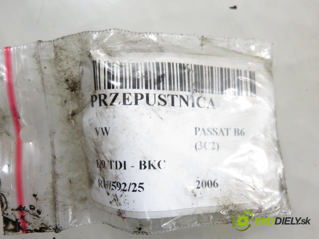 VW PASSAT B6 (3C2) SEDAN 2006 77,00 1.9 TDI PD 105 - BKC 1896,00 Škrtiaca klapka 03G128063C ; A2C53099815 (Škrtiaca klapka)