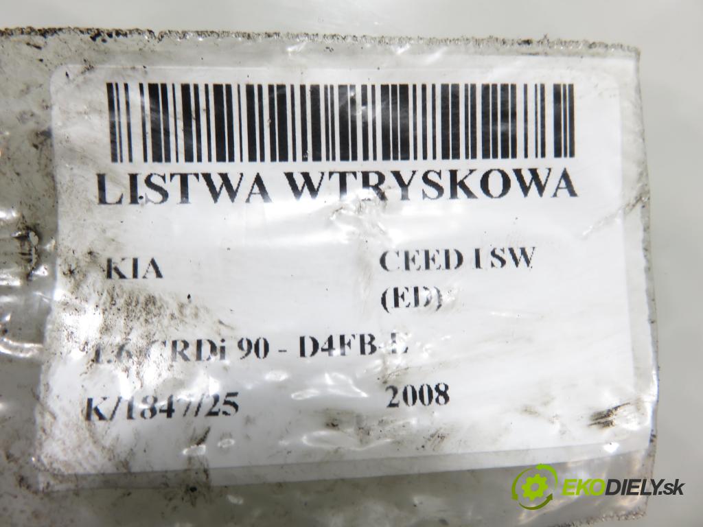 KIA CEE'D SW (ED) KOMBI 2008 66,00 1.6 CRDi 90 - D4FB-L 1582,00 Lišta vstrekovacia 0445214111 ; 314002A410 ; 0281002507 (Vstrekovacia lišta)