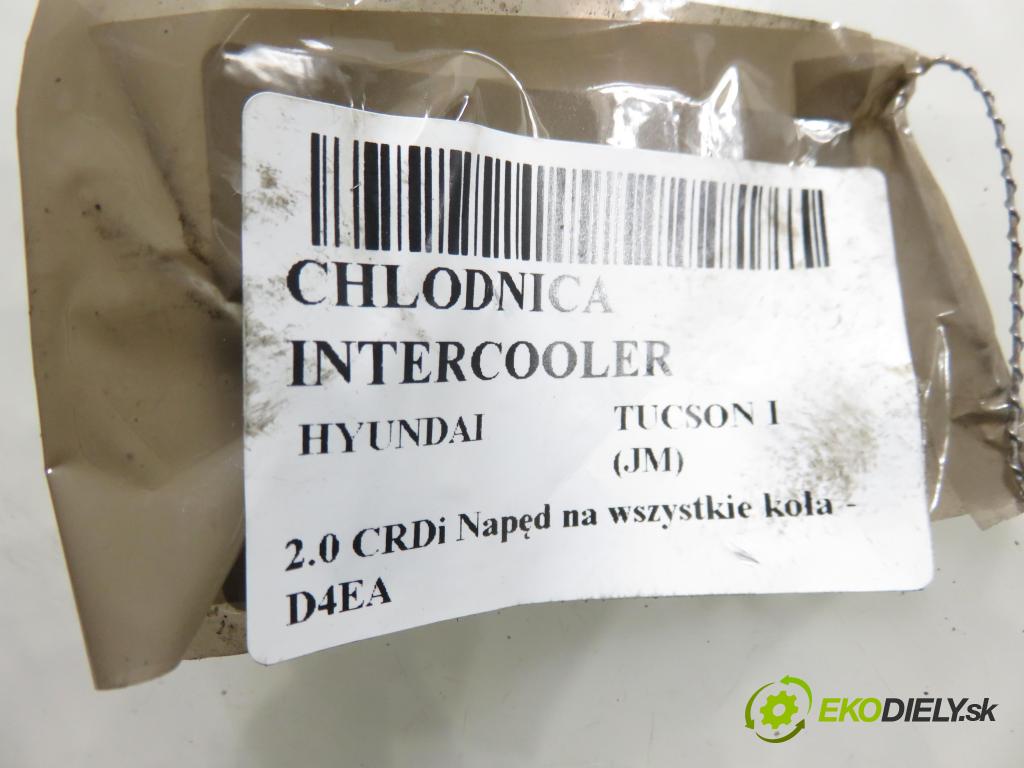 HYUNDAI TUCSON (JM) SUV 2006 83,00 2.0 CRDi 4WD 113 - D4EA 1991,00 chladič intercooler 282702725X