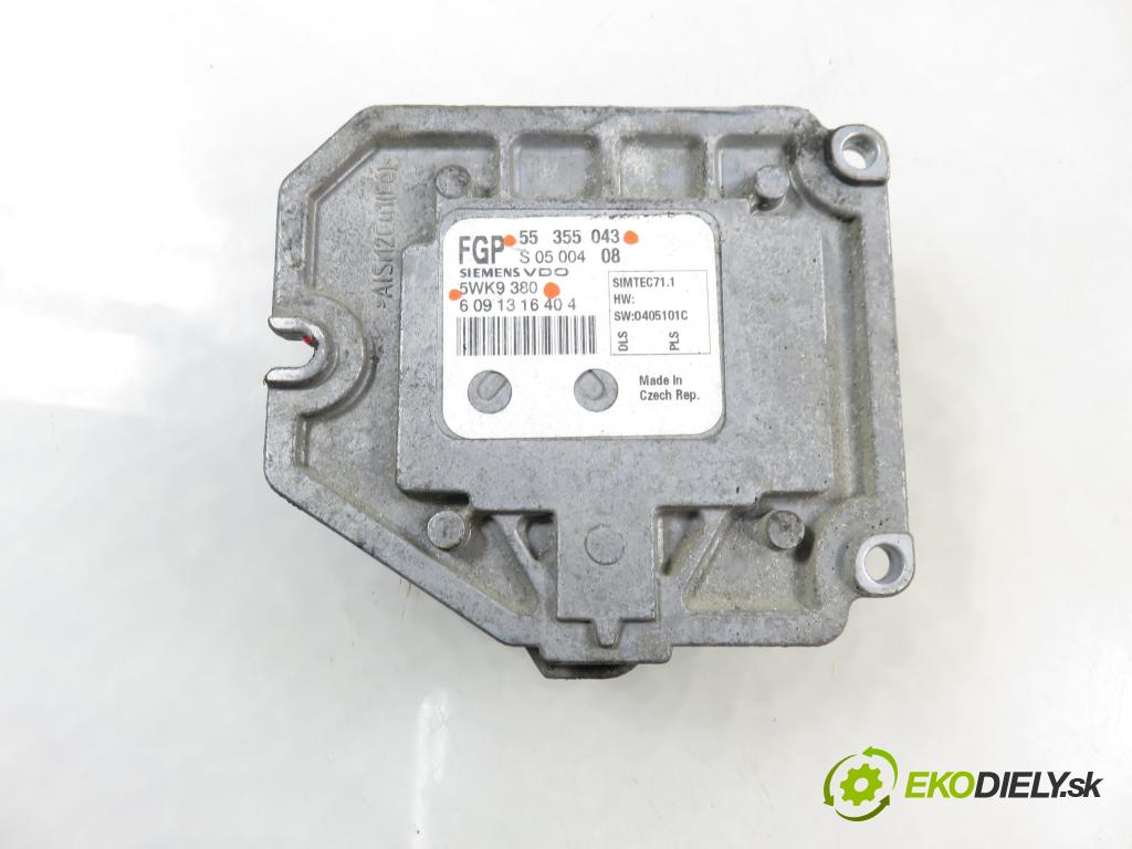 OPEL MERIVA A nadwozie wielkoprzestrzenne (MPV) (X03) HB 2006 92,00 1.8 - Z 18 XE 1796,00 Riadiaca jednotka Motor 55355043 ; 5WK9380