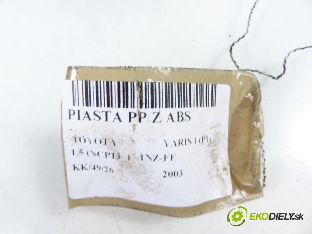 TOYOTA YARIS (_P1_) HB 2003 0,00 1.5 (NCP13_) - 1NZ-FE 1497,00 náboj PP ABS 