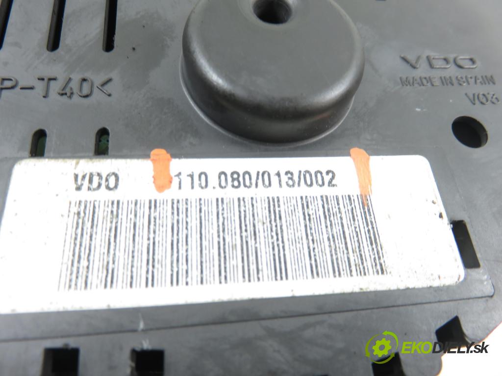 SEAT TOLEDO II (1M2) SEDAN 2001 92,00 1.8 20V 125 - AGN 1781,00 Prístrojovka elektrický 110080013002 ; 1M0920820A