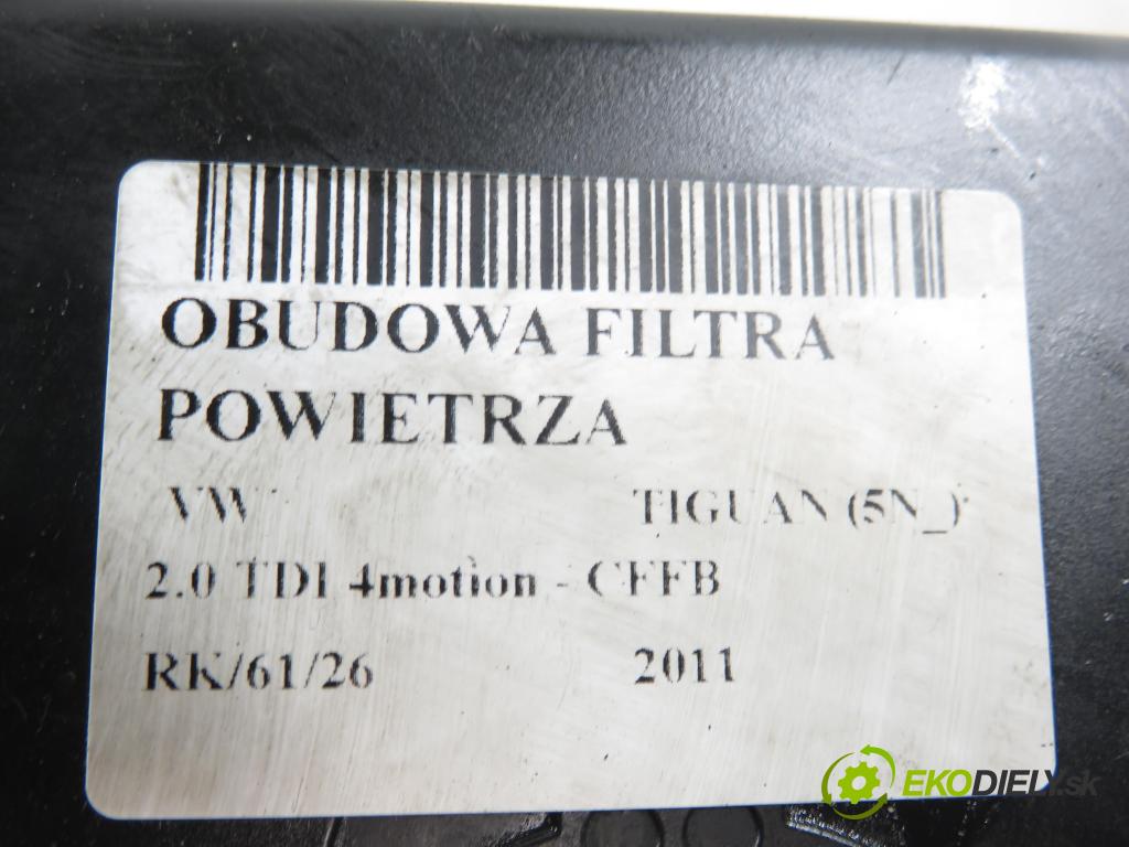 VW TIGUAN (5N_) SUV 2011 103,00 2.0 TDI 4motion - CFFB 1968,00 Obal filtra vzduchu 3C0129607BC (Obal vzduchového filtra)