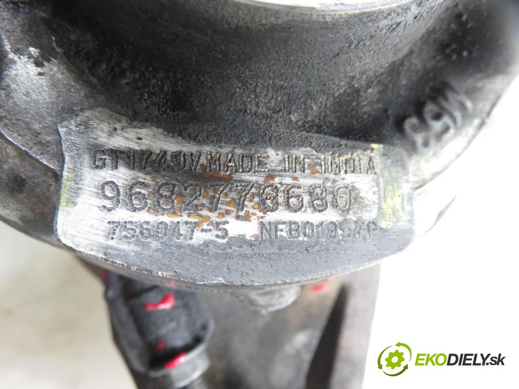 PEUGEOT 407 (6D_) SEDAN 2005 100,00 2.0 HDi 135 - RHR 1997,00 RYCHLONABÍJEČKA: 9682778680 (Kompletní turbodmychadlo)