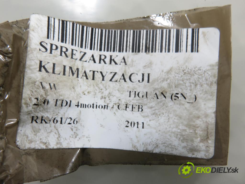 VW TIGUAN (5N_) SUV 2011 103,00 2.0 TDI 4motion - CFFB 1968,00 KOMPRESOR: klimatizace 4472609090 (Kompresor klimatizace)