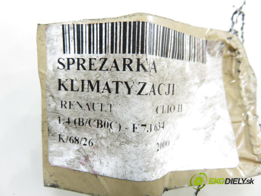 RENAULT CLIO II (BB_, CB_) HB 2000 55,00 1.4 (B/CB0C) - E7J 634 1390,00 KOMPRESOR: klimatizace  (Kompresor klimatizace)