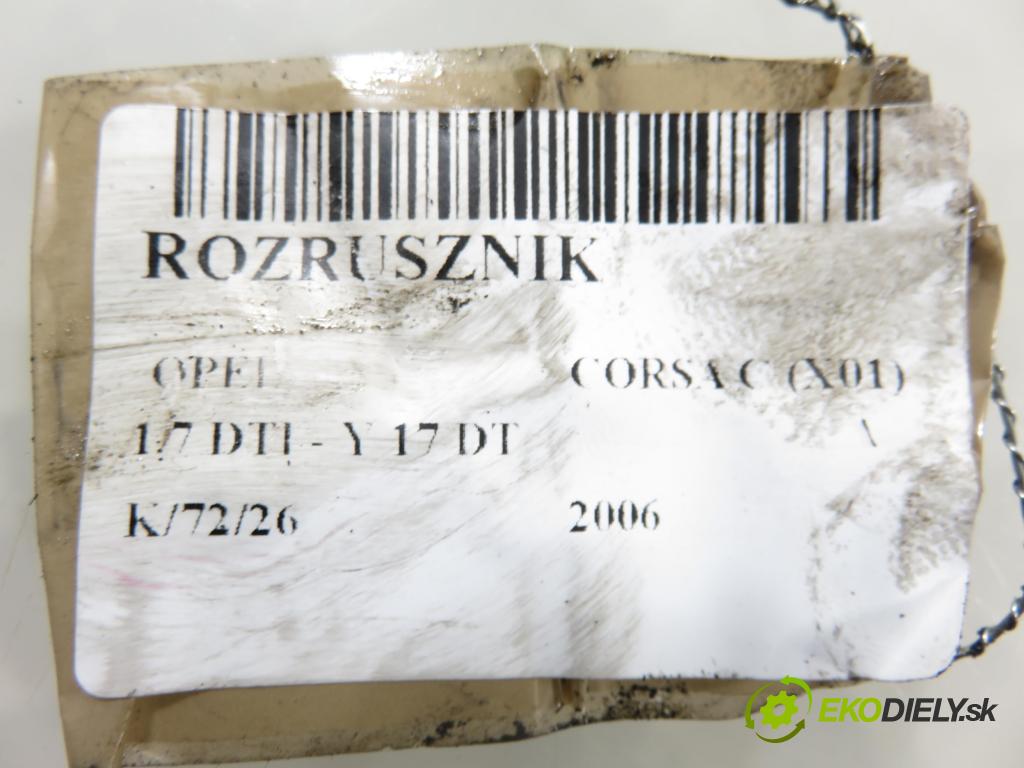 OPEL CORSA C (X01) HB 2006 55,00 1.7 DTI - Y 17 DT 1686,00 Štartér 8971891181 (Štartér)