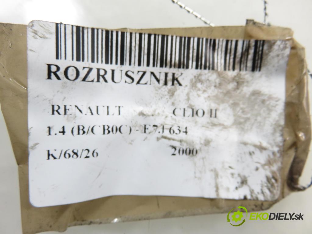 RENAULT CLIO II (BB_, CB_) HB 2000 55,00 1.4 (B/CB0C) - E7J 634 1390,00 Štartér  (Štartér)