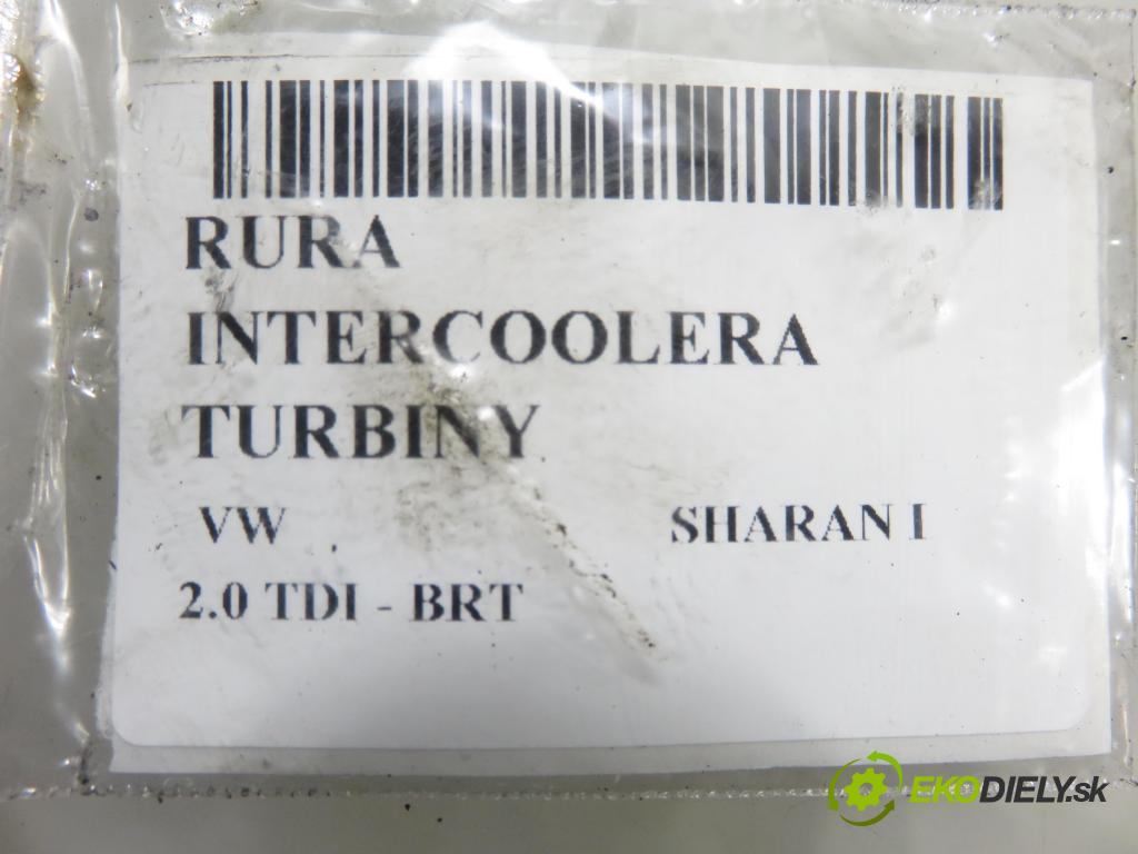 VW SHARAN (7M8, 7M9, 7M6) MINIVAN 2007 103,00 2.0 TDI - BRT 1968,00 Rúra intercoolera turba 7M3145961G ; 7M3145737B ; 7M3145955AJ